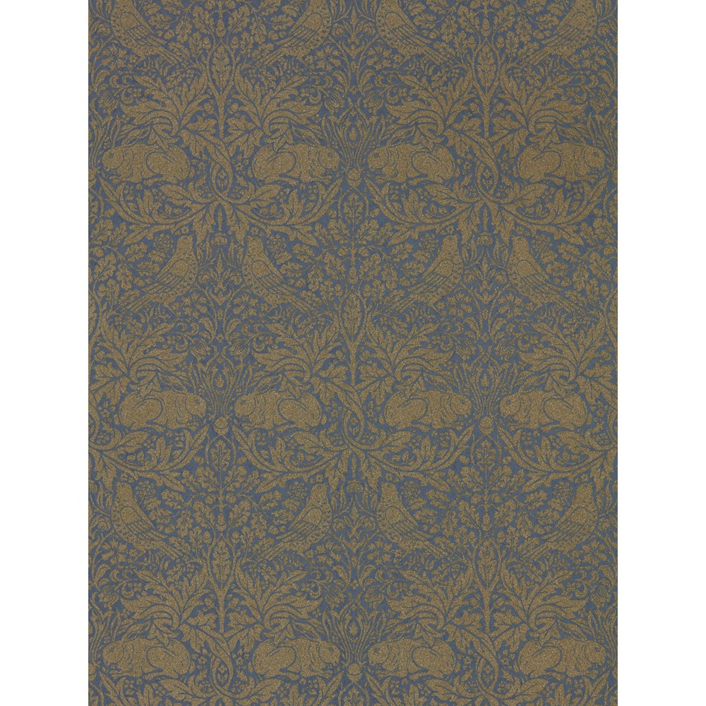 Pure Brer Rabbit Wallpaper 216530 by Morris & Co in Ink Gold